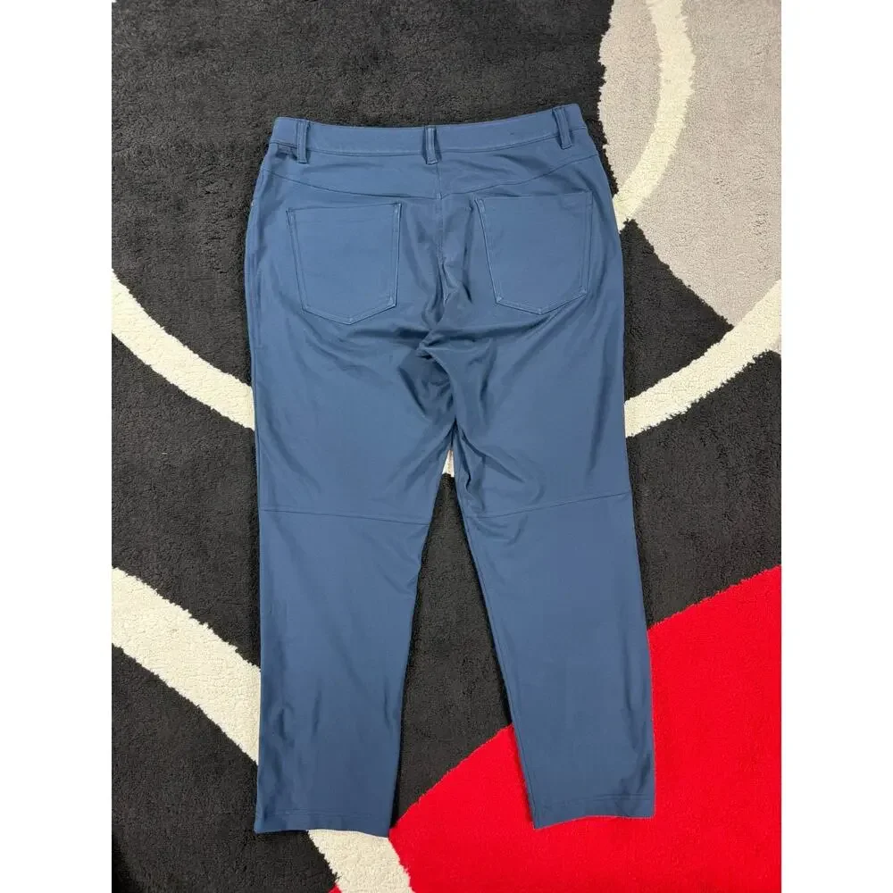 Lululemon Pants Mens 32x28 Navy Stretch Travel Casual Performance ABC Pant Slim